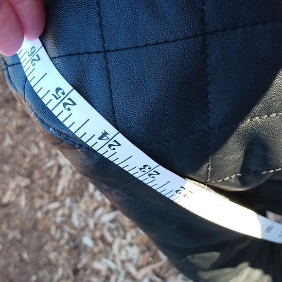 Wilson Leather GENUINE QUILTED LEATHER JACKET BLACK SIZE L EUC - Picture 7 of 9